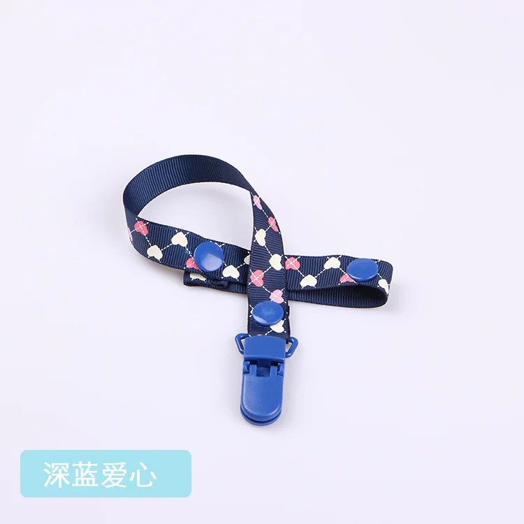 1pcs Warm Color Pacifier Cute Baby Clips Chain Dummy Clip Nipple Holder ... - $13.16