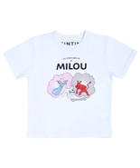 Snowy Angel and devil white T-shirt Official Moulinsart product New - £23.75 GBP