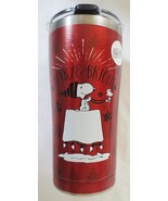 Tervis Peanuts Merry &amp; Bright 20-oz Stainless Steel Tumbler w/Hammer Lid - £26.33 GBP