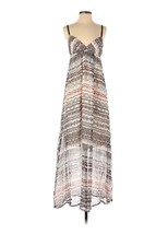 NWT Gypsy05 Triangle Cup Ikat Print Silk Chiffon Thin Strap Maxi Dress M - £22.75 GBP