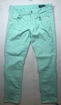 Vineyard Vines Garment Dyed 5 Pocket Pants Mint Light Green Denim Men&#39;s ... - $24.49