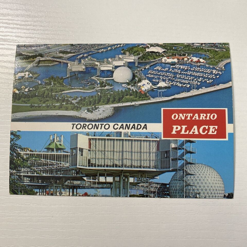 Primary image for Ontario Place Areal view with Famous Cinesphere Postcard