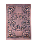 4 Solid Copper Cabinet Panels in regular Star - £98.75 GBP