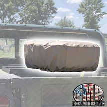 Canvas Tire Cover for 37&quot;&quot; Tan Military Humvee Replacement M998 Beam-
show or... - £134.34 GBP