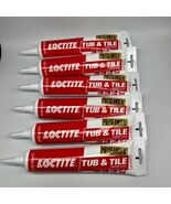 Loctite Tub &amp; Tile 6 Pack Polyseamseal Clear Acrylic Latex Adhesive Caul... - $365.38 MXN