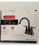 Delta Porter Bathroom Faucet Oil Rubbed Bronze Finish Center set 25984LF-OB - $66.83