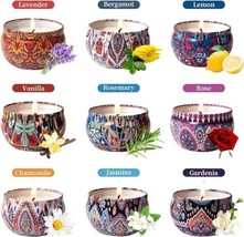 Scented Candles Gifts Set for Women 9 Pack Aromatherapy Candles for Home Scented - £17.11 GBP