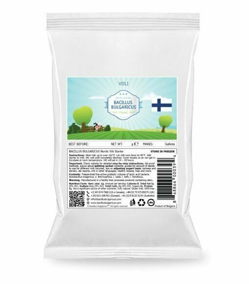Bacillus BULGARICUS viili Finnish Style Yogurt Starter(makes 64oz-2 litres) - $4.80