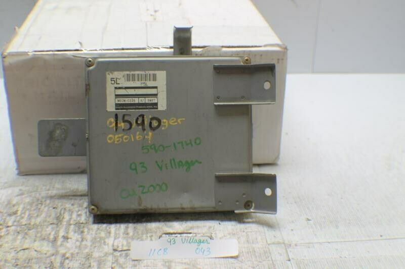 1993 Mercury Villager Engine Control Unit ECU MECMC225 Module 43 11C830 Day R... - $23.36