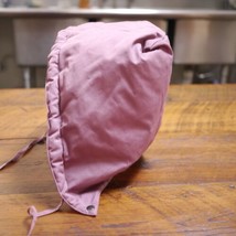 Vintage 80s Pink Cotton Nylon Blend HOOD ONLY for a Winter Jacket w/ Snaps - $19.13