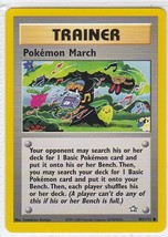 M) Pokemon Nintendo GAMEFREAK Trading Card Trainer Pokemon March 102/111 - $1.97
