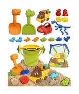 Beach Toys, 34 Pcs Dinosaur Beach Sandbox Toy Set With Sandbox Take Apar... - £25.63 GBP