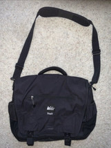 REI Staff Messenger Bicycle Cross Shoulder Padded Bag Black Laptop - £34.29 GBP