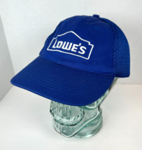 Lowes Strap Back Breathable Mesh Back Hat Cap, Blue - Store Employee Uni... - $11.83