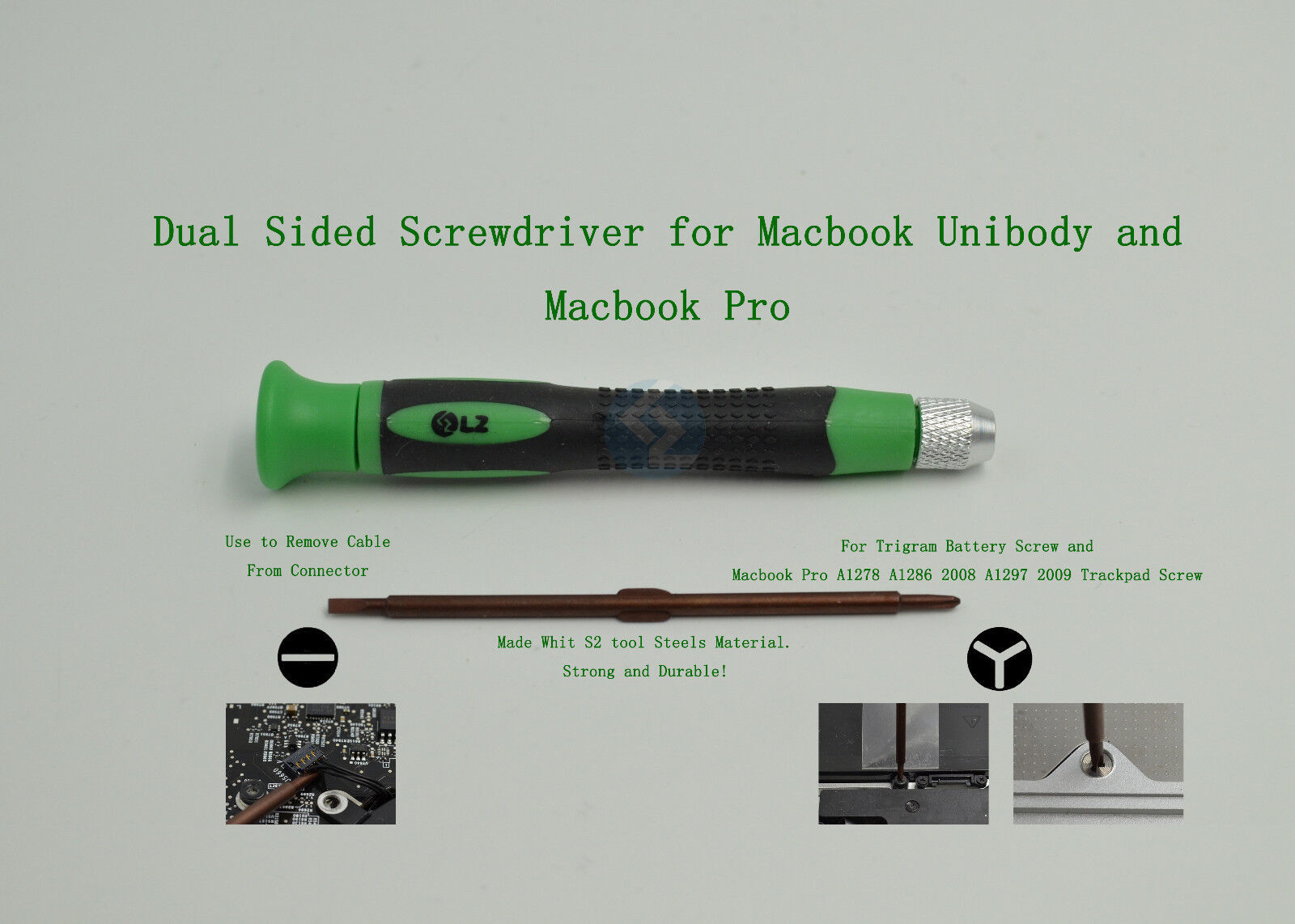 Primary image for Dual Sided Y-Sharped 3 Point And Flathead Screwdriver For Macbook Pro 15" A1286