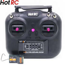 Hotrc HT-6A 2.4G 6CH Rc Transmitter Fhss &amp; 6CH Receiver With Box For Fpv Drone R - £14.01 GBP+