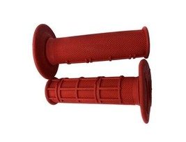 Hand Grip Set Color RED fits Most 50cc 110cc Dirt Bike ATV - £5.40 GBP