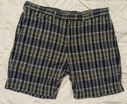 Polo Ralph Lauren Men&#39;s Shorts 38 Blue Plaid India Madras Preppy Chino Golf - £13.73 GBP