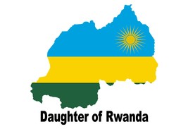 Daughter of Rwanda Rwandan Country Map Flag Poster High Quality Print - £5.51 GBP+