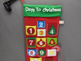 Advent Calendar Felt Stocking 36&quot; Countdown to Christmas Giant Jumbo Large - £16.67 GBP