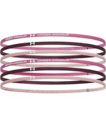 Under Armour Girls' Mini Elastics 6 Pack, (659) Fuchsia Dusk / / White, One Size - $15.68