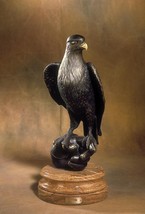Soher Bronze Falcon On Hand Sculpture  - $6,200.00