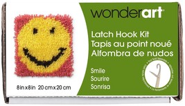 Spinrite Wonderart Latch Hook Kit 8inchX8inch Smile 1 Pack of 6 Piece - $142.69 CAD