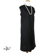 Vintage Black Lace Cocktail Dress - Over Five-Seven Shop Tall - Size L -... - £28.84 GBP