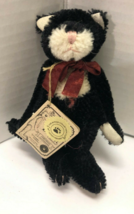 Boyds Bear ARMSTRONG CATTINGTON Mohair 5&quot; Cat Figure - £9.51 GBP