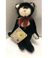 Boyds Bear ARMSTRONG CATTINGTON Mohair 5&quot; Cat Figure - $16.24 CAD