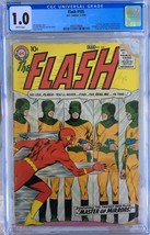 Flash #105 (1959) CGC 1.0 -- 1st SA Flash in own title; 1st Mirror Master - £649.79 GBP