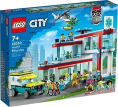 LEGO City 60330 Hospital With Ambulance Helicopter NEW Sealed (Damaged Box) - £114.68 GBP