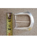 Brand New! Silver Western Belt Buckle Beautiful White 2.5&quot; x 2.5&quot; - €10,35 EUR