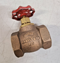 United Brass Works 1&quot; Globe Valve 200 WOG - £41.72 GBP