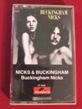 Buckingham Nicks Polydor Cassette Tape Cf 5058 Fleetwood Mac *Rare Misprint* Oop - £62.12 GBP