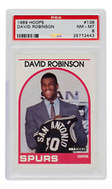 Dave Robinson 1989 Aros #138 Spurs Rookie Baloncesto Tarjeta PSA/DNA Casi Nuevo - £75.53 GBP