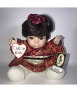 Geppeddo Cuddle Kids Doll &quot;KUMIKO KIMONO&quot; 2001 Chinese Oriental NWT VTG ... - £12.53 GBP