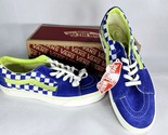 New! Size 10.5 Vans SK8-Low Checkerboard Blue Green Men’s Shoes With Tag... - $53.99