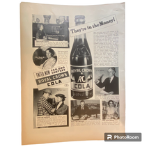 Royal Crown RC Cola Print Ad Life Magazine May 23 1938 Frame Ready - £6.97 GBP