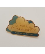 Northwest Airlines Above &amp; Beyond For Seniors Lapel Hat Pin Collectible Pin - $19.60