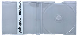 SLIM Import CD-5 Maxi SUPER Clear CD Jewel Cases J Card European 7.2mm - $21.18+