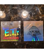 Lot 2 Vtg 1982 E.T. Reese&#39;s Pieces Candy HOLOGRAM STICKER Premium Prize ... - $661.55 MXN