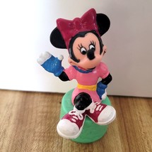 1988 Avon Disney Totally Minnie Mouse Cologne Bottle Topper Figurine Cake Topper - $3.95
