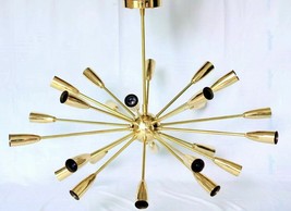 Wonderful Modern Look Brass Chandelier 24 Light Pure Sputnik-
show original t... - £197.87 GBP