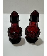 AVON CAPE COD RUBY RED SALT &amp; PEPPER SHAKERS - $9.70