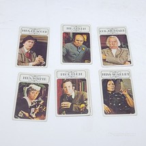 Vintage 1972 Clue Board Game Replacement Card Set of 6 character cards - £2.35 GBP