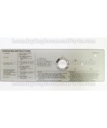 GEN 5 INSTRUCTION DECAL FOR WASCOMAT FRONT LOAD WASHER W75-W105-185 PART... - $8.08 CAD