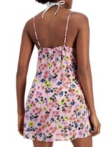 MIKEN Swim Cover up Tie Front Dress Tea Rose Orchid Print Size Large $34 - NWT - £7.24 GBP