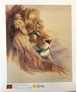 Giclée: “KING of the BEASTS” by Clancy Cherry Canvas Print by IGI - Limi... - £28.99 GBP