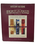 STUDY GUIDE to Accompany SOCIETY IN FOCUS 2nd Edition Waxman College Books - $12.00